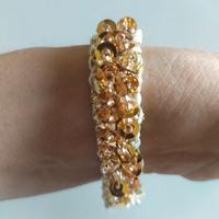 braccialetto gioiello fatto a mano all’uncinetto