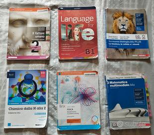 libri seconda superiore liceo scientifico sportivo