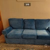 Divano 3 posti sfoderabile