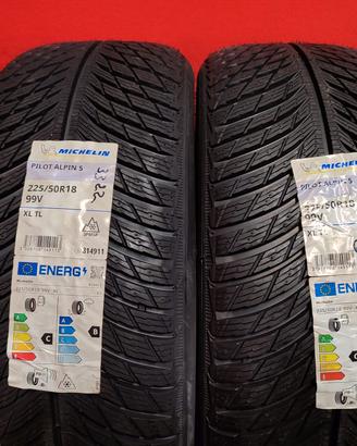 225 50 18 Gomme Invernali New Michelin 225 50R18