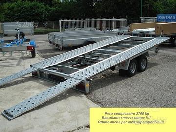 Carrello porta cose e auto ribaltabile 27q.li