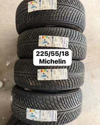 4 michelin 225/55/18 invernali dot 2025 nuove