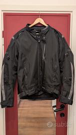 giacca moto in tessuto  con protezioni - hero - 3X