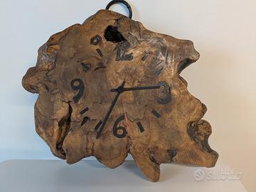 Orologio in radica 