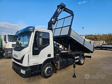 IVECO 80 Ribaltabile e Gru NUOVI + RADIO 8 marce