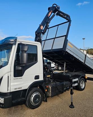 IVECO 80 Ribaltabile e Gru NUOVI + RADIO 8 marce