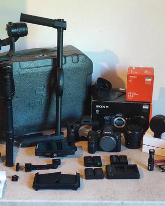Kit Sony A7 II + Ronin-S + Accessori Video