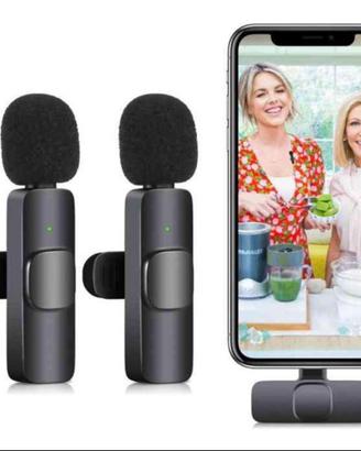 MICROFONO LAVALIER WIRELESS TYPE C  per  Smartphon