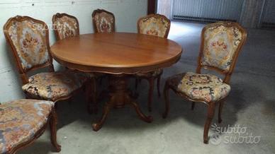 Tavolo barocco piemontese