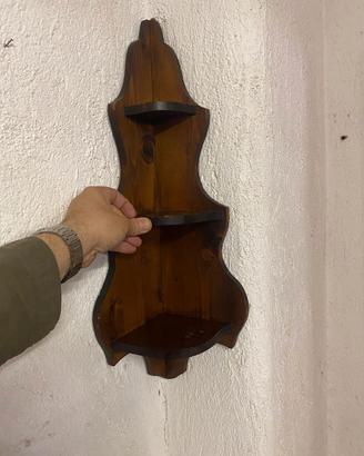 Angoliera Legno 3 Ripiani