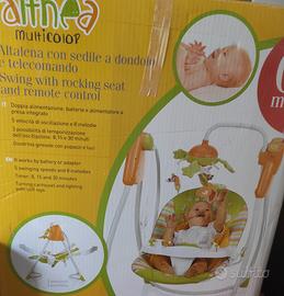 altalena con sedile a dondolo 