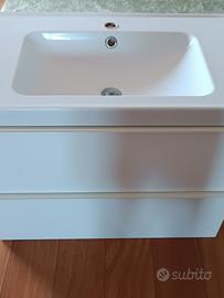 Mobile e lavabo bagno con cassettoni Ikea