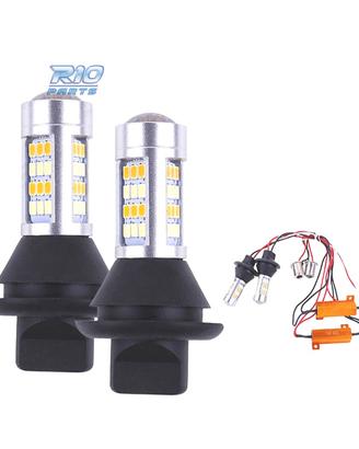 2 LAMPADE DRL BIANCHE FRECCIA A LED BAU15S