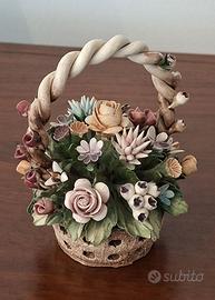 Cestino Fiorito Capodimonte Mollica