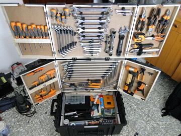 Scatola porta attrezzi officina portatile