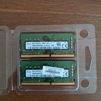 2x 8GB DDR4 2400MHz SK Hynix – 16GB totali