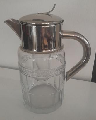 caraffa/brocca con tubo refrigerante annni 60