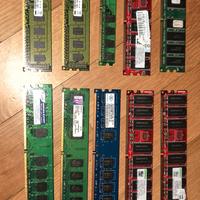 lotto di ram ddr400,ddr2,ddr3 non testati