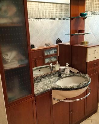 Arredo Bagno Completo in Legno + Top in Granito