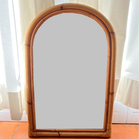 Specchio a muro bamboo