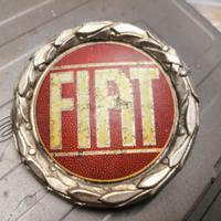Stemma Emblema Logo Fiat alluminio anni 70