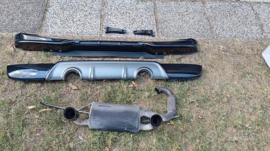 smart 453 turbo brabus ricambi scarico assetto