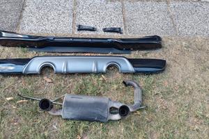 smart 453 turbo brabus ricambi scarico assetto