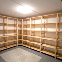 Scaffalatura libreria componibile in legno
