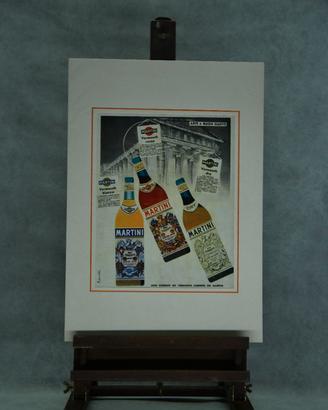 Stampa Pubblicitaria Martini anno 1956