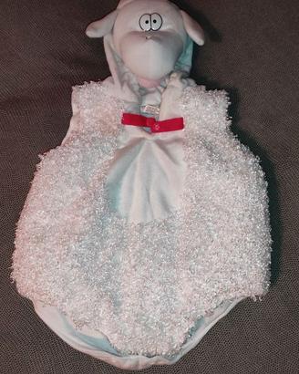 Costume Carnevale Pecorella 0-6 mesi