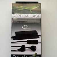 Plafoniera neon 24w T5 per terrari, acquari.