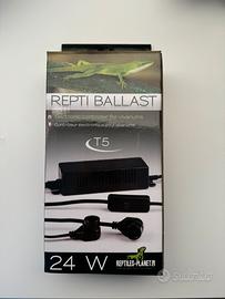 Plafoniera neon 24w T5 per terrari, acquari.