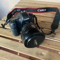 Canon EOS 6D + 2 obiettivi + 2 batterie + borsa