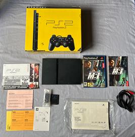 Console PS2 Slim Nera con Scatola Originale