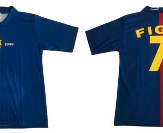 Maglia replica Barcellona n°7 FIGO 1899-1999 XL
