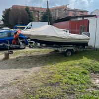 Motore Yamaha 40cv, Carrello/Rimorchio Cresci