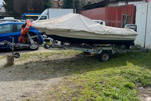 Motore Yamaha 40cv, Carrello/Rimorchio Cresci