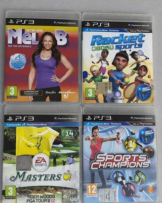 Lotto 4 giochi originali PS3 – PlayStation Move