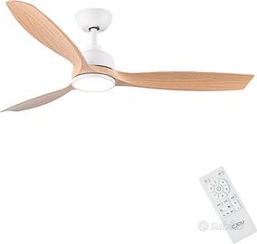 Ventilatore grande da soffitto con luce