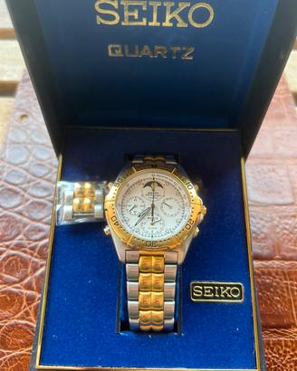 Seiko Vintage Moon Phase Chronograph