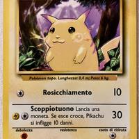 Pokemon Pikachu 58/102 Prima Edizione Set Base