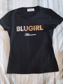  t-shirt nera blu marine 