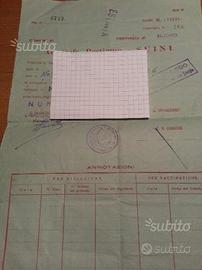 Antico documento anagrafe bestiame