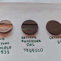 lotto banconote vecchie lire,gettoni rari.