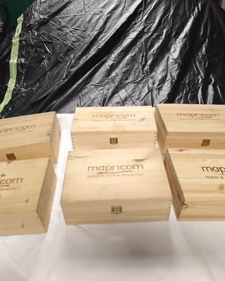 scatole di legno 