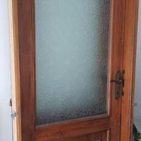 2 Porte in legno e vetro + sciambrane