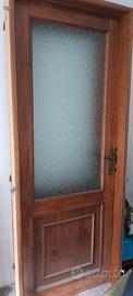 2 Porte in legno e vetro + sciambrane