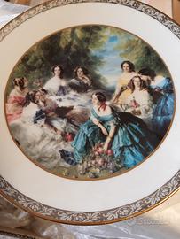 piatto centrotavola porcellana Limoges france clar