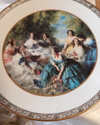 piatto centrotavola porcellana Limoges france clar