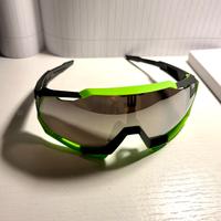 Occhiali da sole sportivi 100% - 3 lenti - verdi